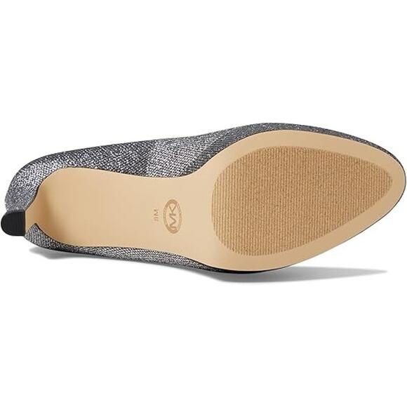 MICHAEL Michael Kors Chantal Platform Pump Heel Pointed Toe Silver Size 7M NWB - Picture 4 of 12